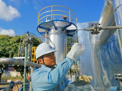 廣州石化罐區廢氣提標及重催污水池廢氣治理項目投用